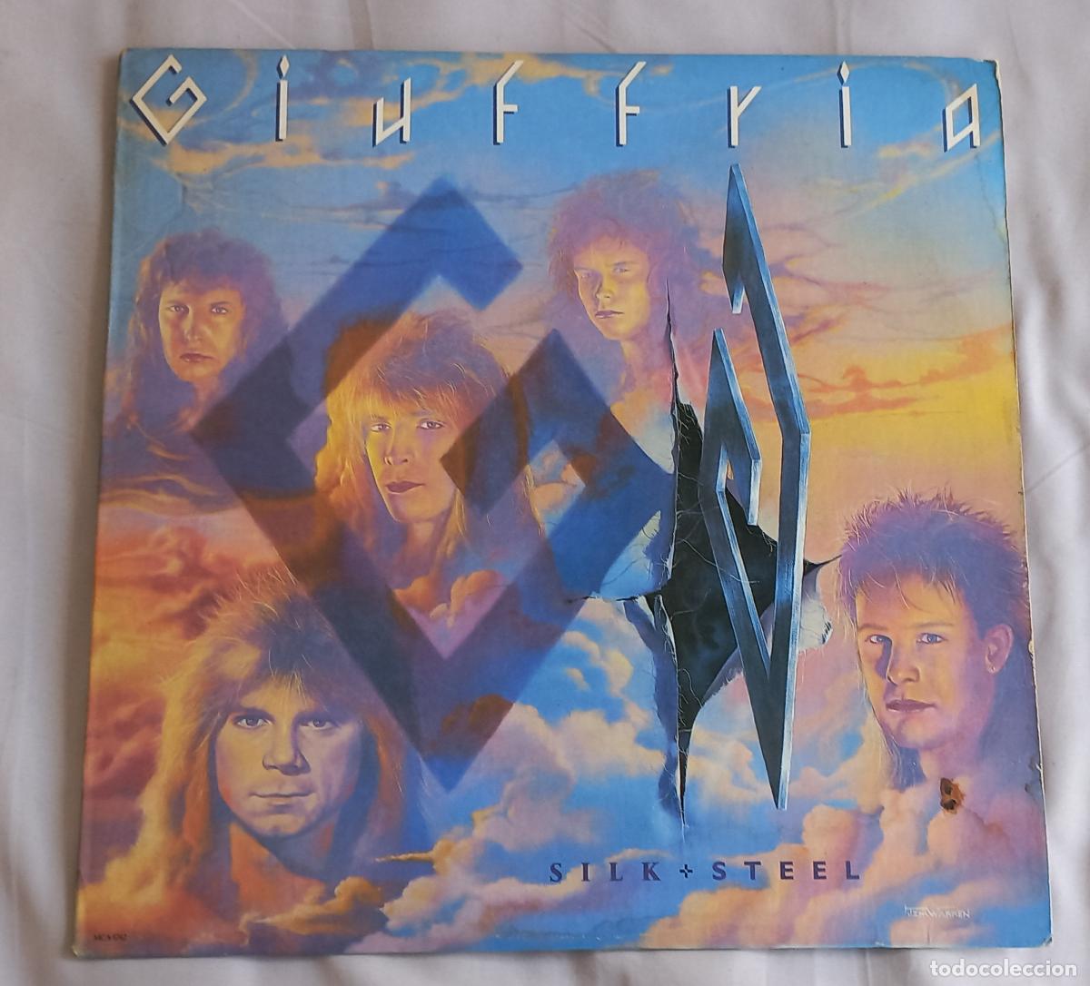 Discos de vinilo: Giuffria &ndash; Silk + Steel. 1986 USA. Camel. MCA-5742 Vinilo. LP.