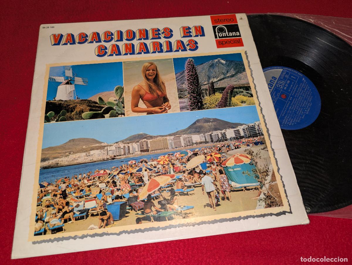 Discos de vinilo: VACACIONES EN CANARIAS LP 1972 Fontana COSTEROS+BAPTISTO+NUEVO MUNDO+BURTON++