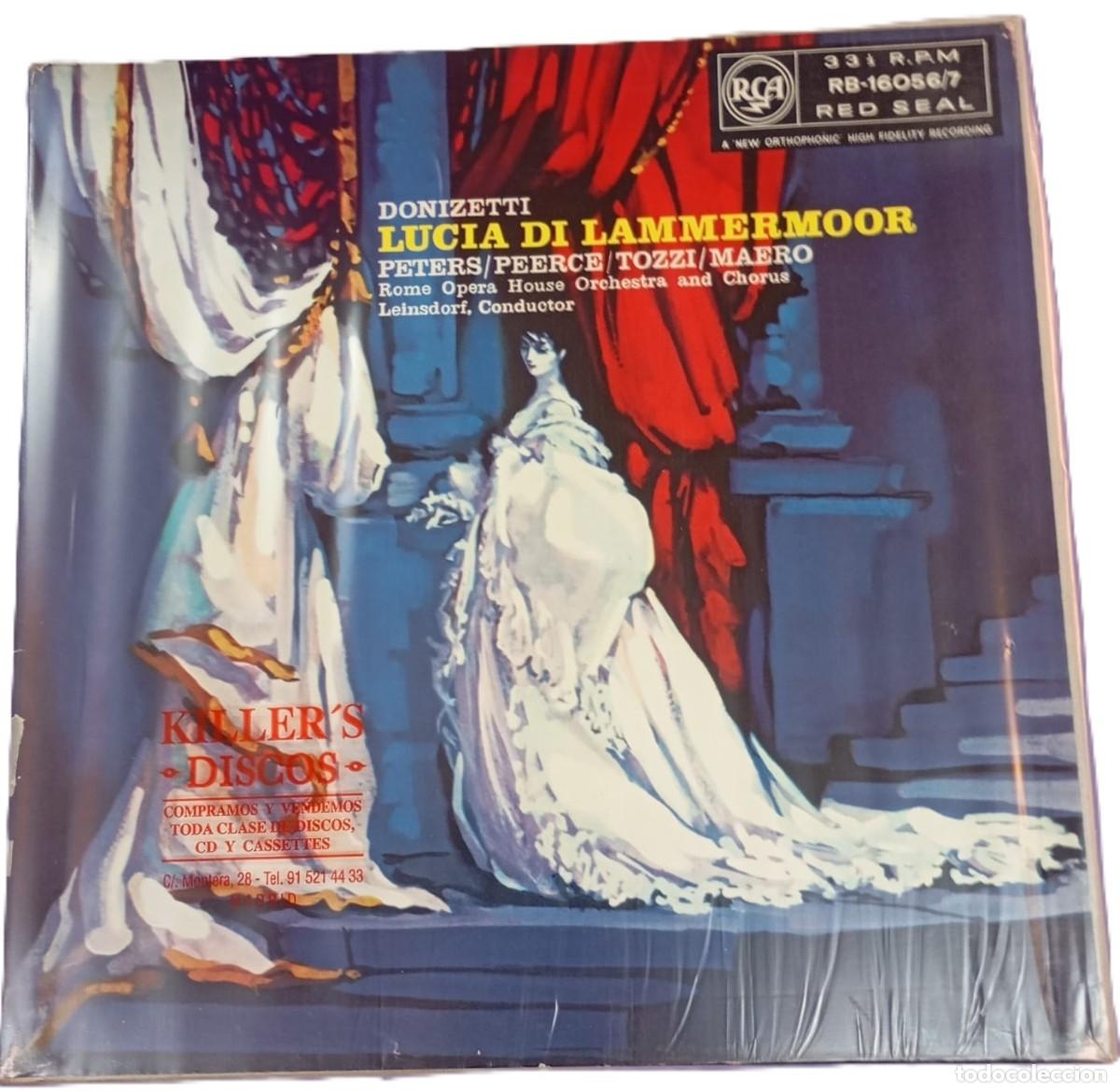 Discos de vinilo: Donizetti &lrm;&ndash; Lucia Di Lammermoor