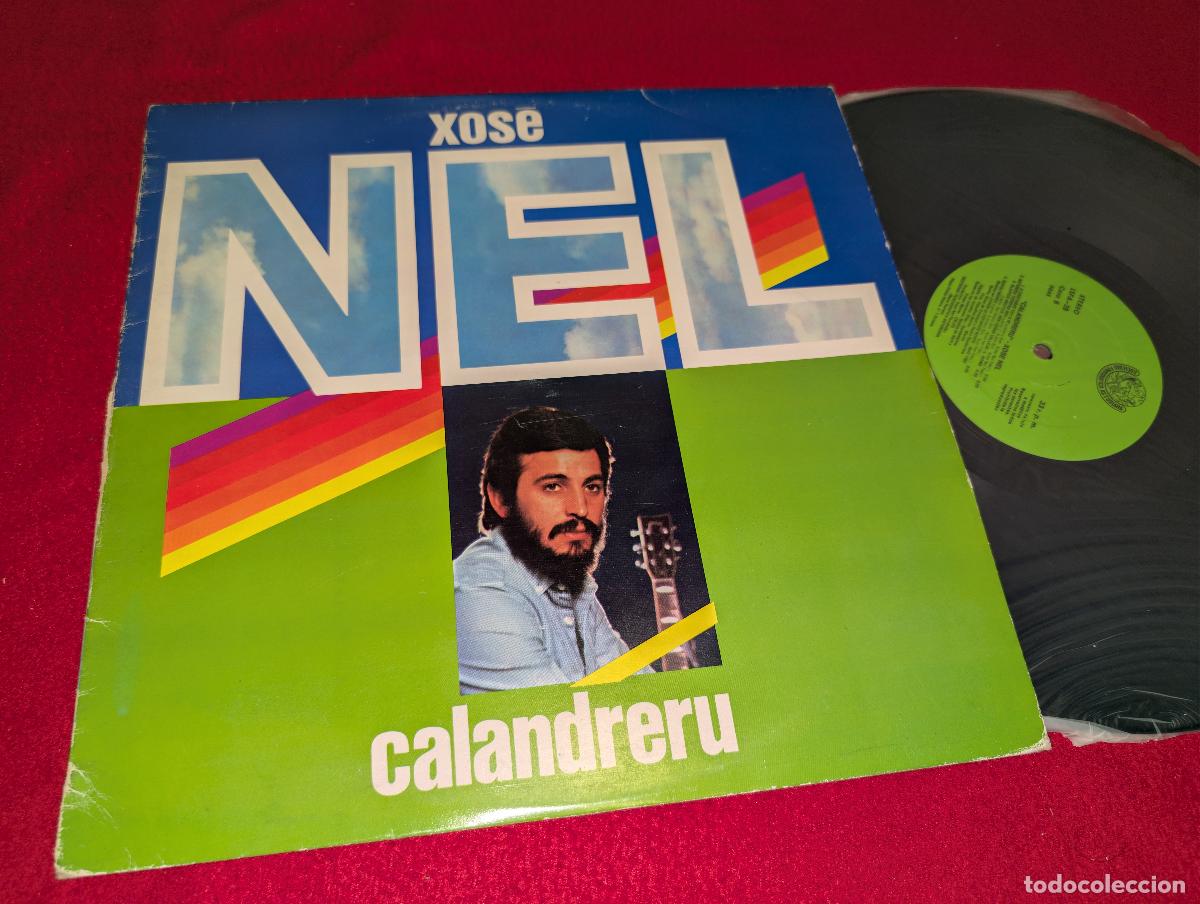 Discos de vinilo: XOSE NEL Calandreru LP 1982 Sociedad Fonografica Asturiana ASTURIAS ASTURIANO
