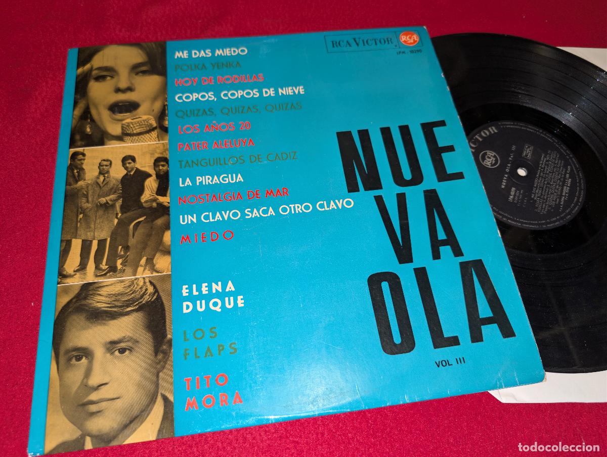 Discos de vinilo: NUEVA OLA Flaps+Tito Mora+Elena Duque LP 1965 RCA ESPA&Ntilde;A SPAIN