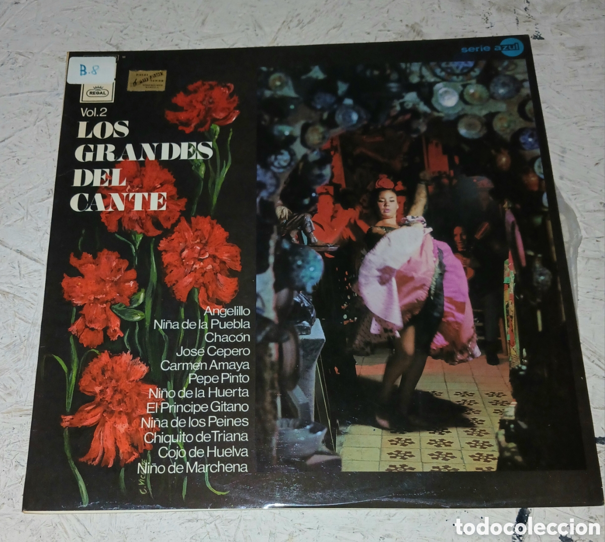 Discos de vinilo: Vinilo LP: 1971 - Los Grandes del Cante Vol. 2 (Angelillo, Ni&ntilde;a de la Puebla, Chac&oacute;n, Carmen Amaya
