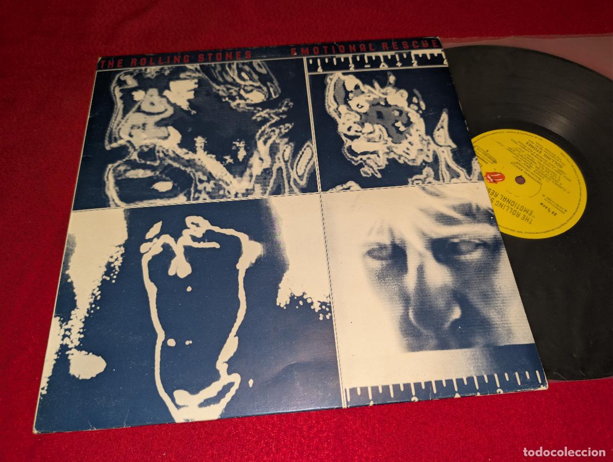 Discos de vinilo: THE ROLLING STONES Emotional rescue LP 1980 ESPA&Ntilde;A SPAIN