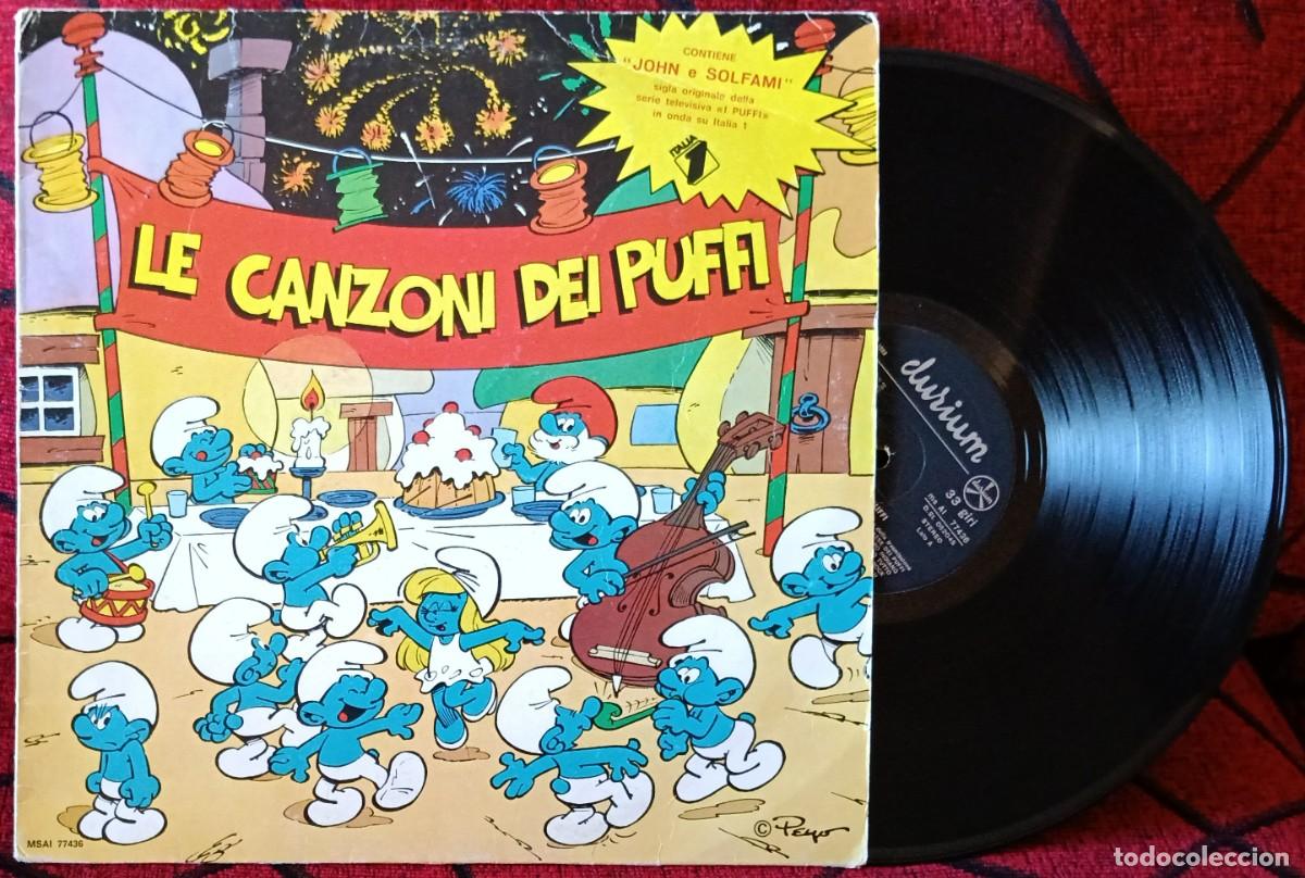Discos de vinilo: LOS PITUFOS (Le Canzoni Dei Puffi) VINILO LP ITALIA 1983