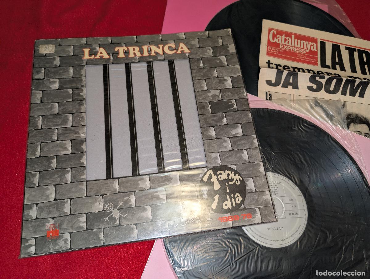 Discos de vinilo: LA TRINCA 7 anys i 1 Dia 1969/76 2LP 1977 Ariola + LIBRETO + CATALUNYA EXPRESS
