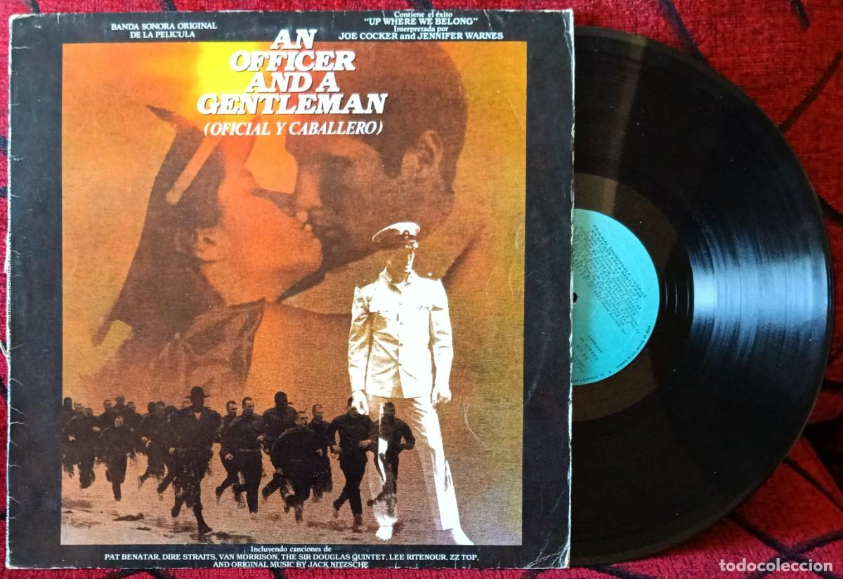 Discos de vinilo: AN OFFICER AND A GENTLEMAN (OFICIAL Y CABALLERO) BANDA SONORA VINILO LP 1983 DIRE STRAITS Joe Cocker