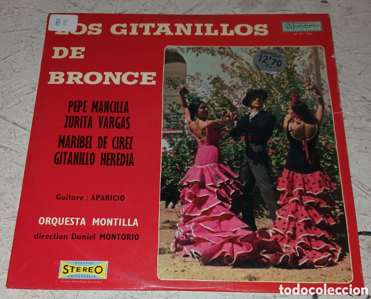 Discos de vinilo: Vinilo LP: Los Gitanillos de Bronce - Pepe Mancilla, Zurita Vargas, Maribel de Cirez, ...