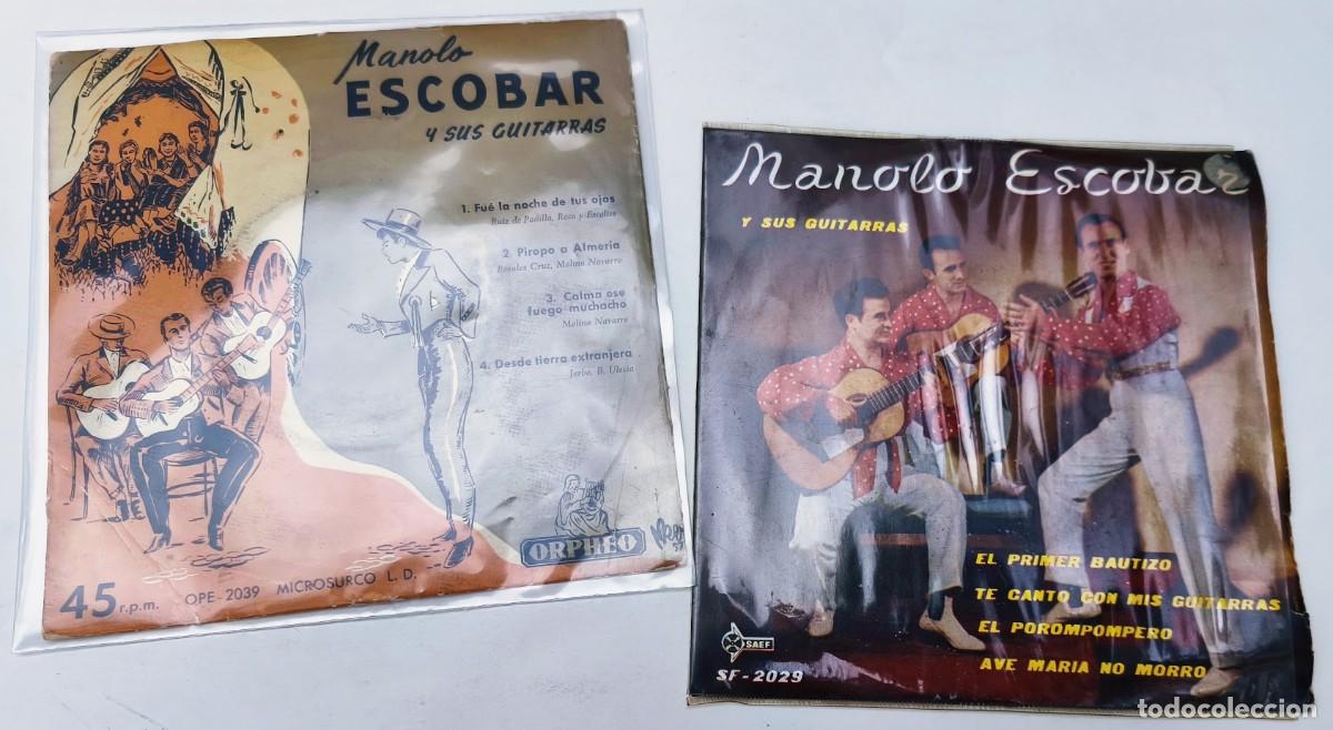 Discos de vinilo: Manolo Escobar. ORPHEO 1958. - Foto 6