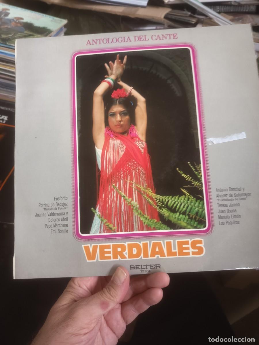 Discos de vinilo: LP VERDIALES,( ANTOLOGIA DEL CANTE)