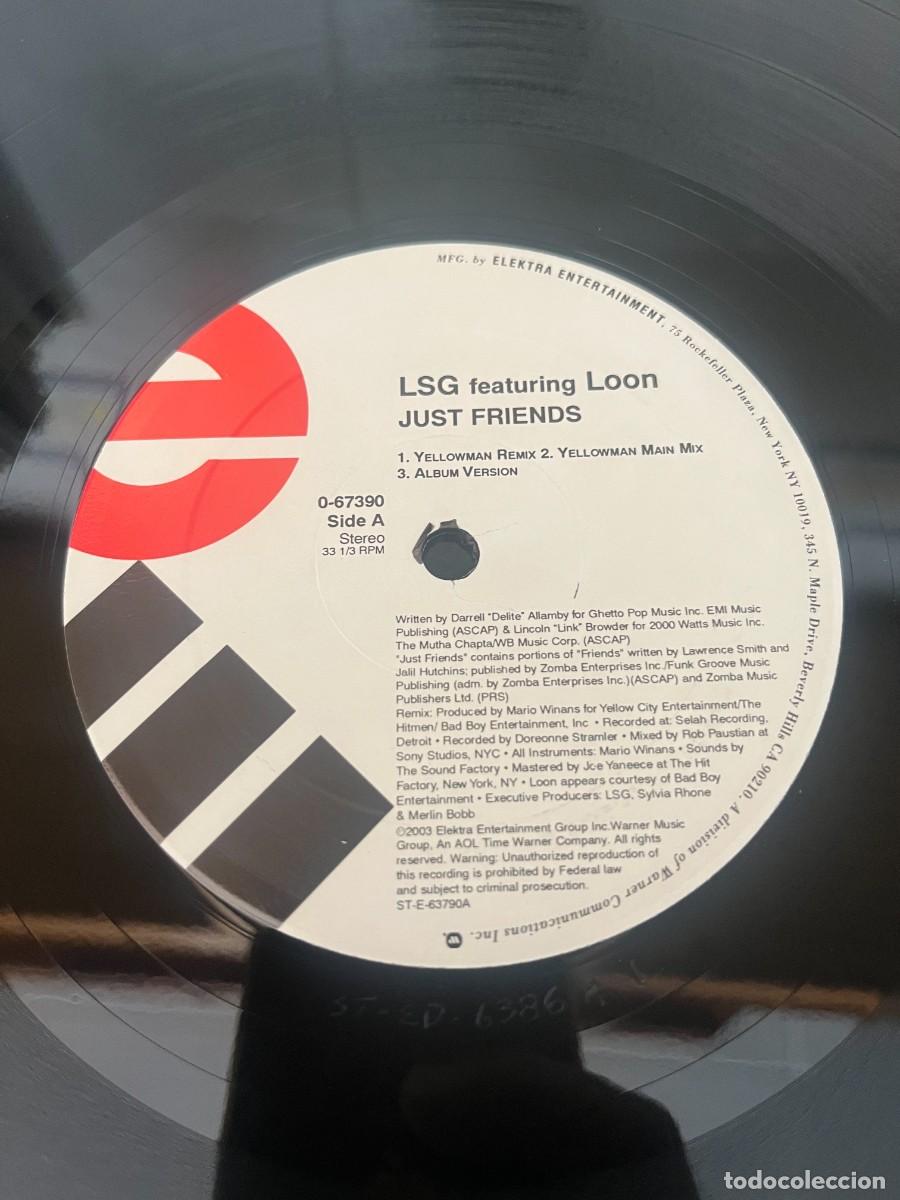 Discos de vinilo: LSG Featuring Loon Just Friends - Foto 3