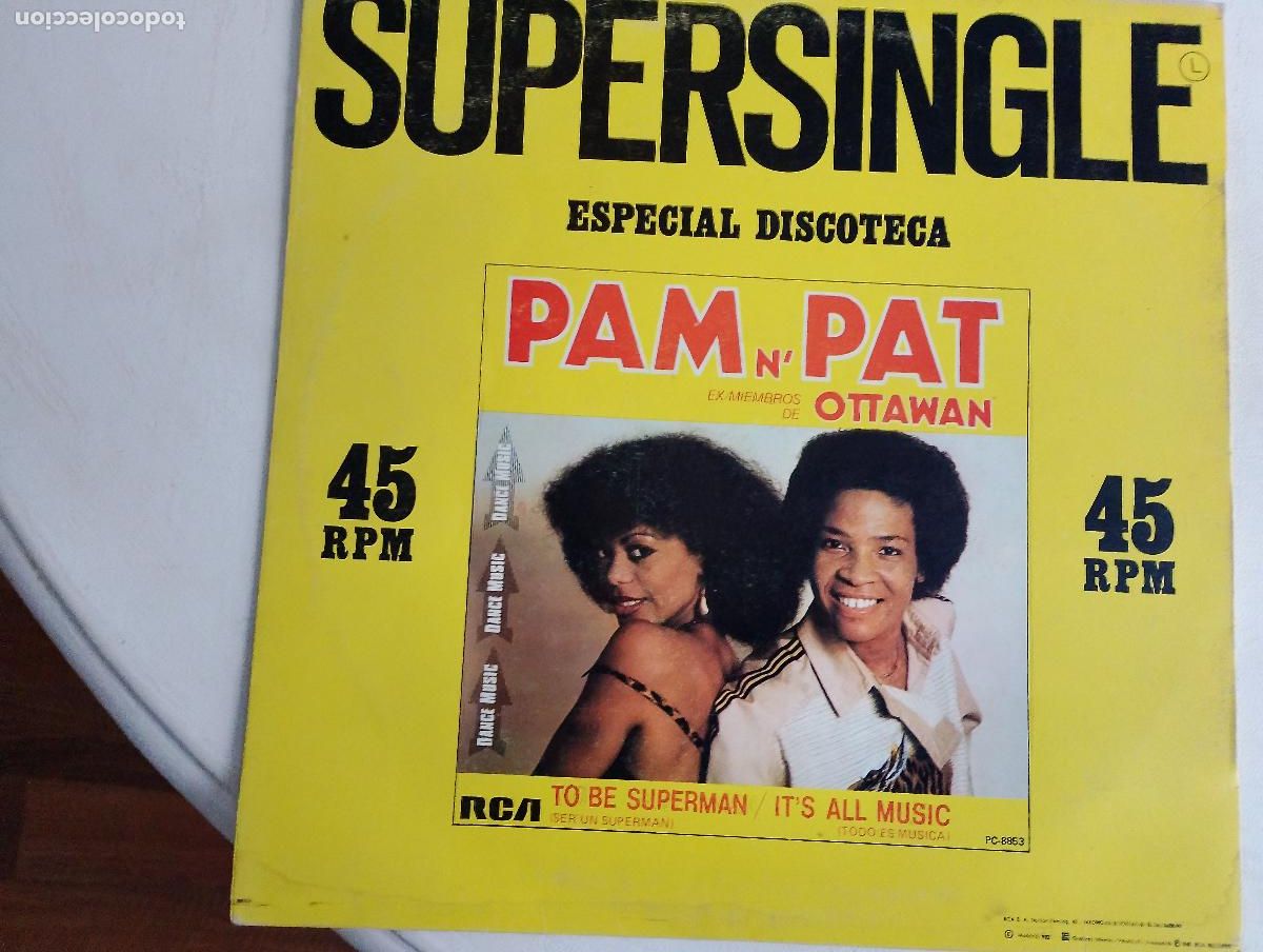 Discos de vinilo: Pam N' Pat &ndash; Super Superman / M&eacute;li-M&eacute;lo, 1982, Electronic, Synth-pop, ed espa&ntilde;ola