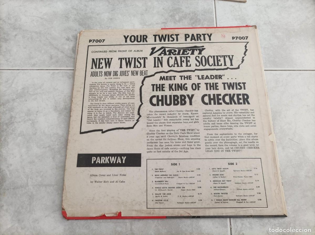 Discos de vinilo: Chubby Checker lp original rock and roll - Foto 2