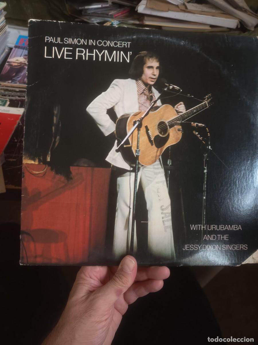 Disques de vinyle: LP LOVE RHYMIN,(Paul Simon in concert)