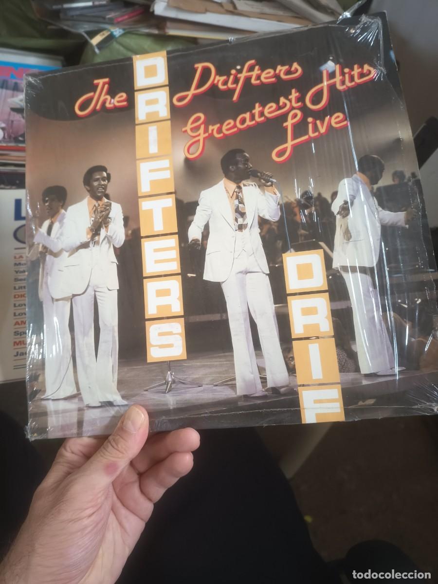 Discos de vinil: LP THE DRIFTERS (GREATEST HITS LIVE)