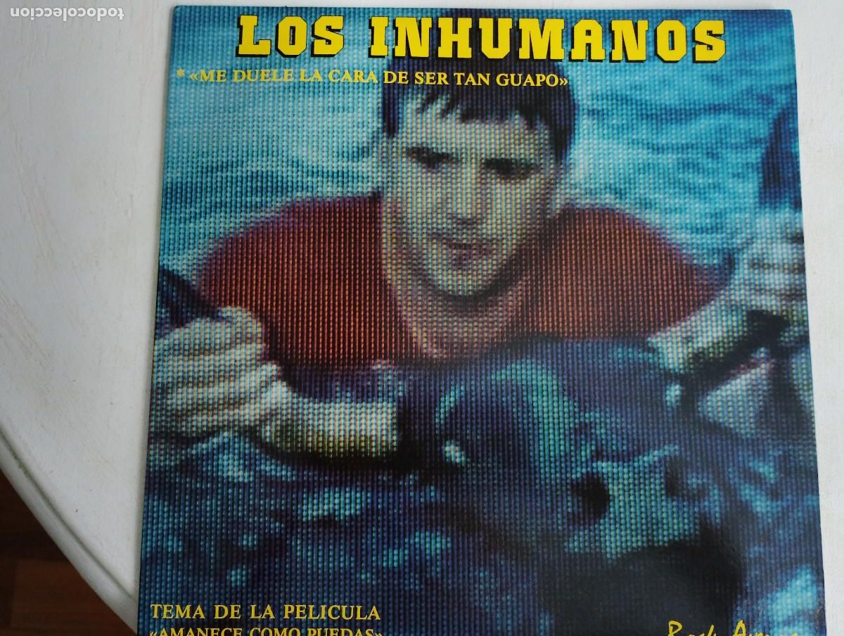 Discos de vinilo: Los Inhumanos &ndash; Me Duele La Cara De Ser Tan Guapo, 1987 Rock, Pop