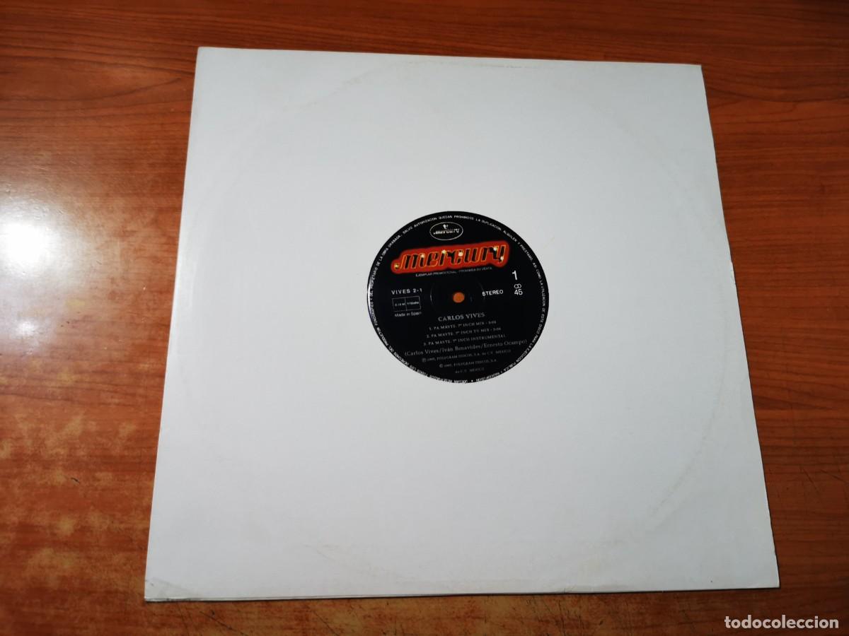 Discos de vinilo: CARLOS VIVES Pa Mayte REMIXES 12&rdquo; MAXI SINGLE VINILO DEL A&Ntilde;O 1995 ESPA&Ntilde;A CONTIENE 5 TEMAS