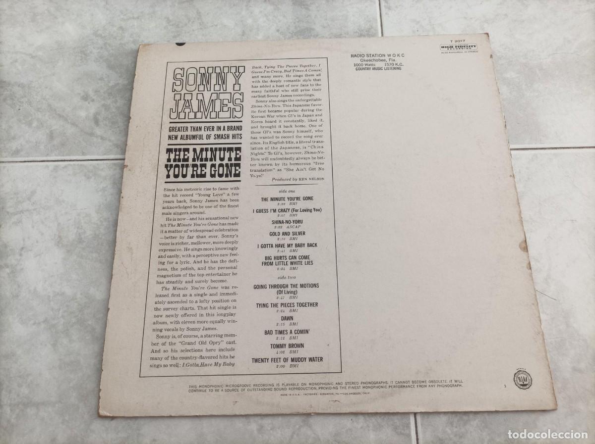 Discos de vinilo: Sonny James lp original USA - Foto 2