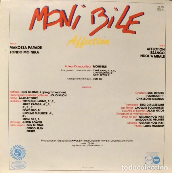 Discos de vinilo: MONI BILE &rdquo;Affection&rdquo; (import Francia) - Foto 2