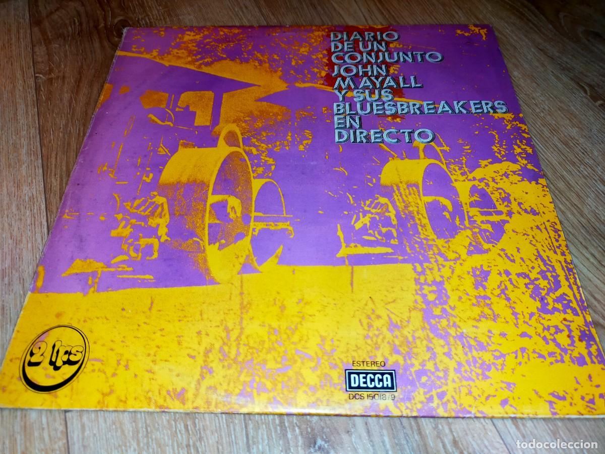 Discos de vinilo: JOHN MAYALL Y SUS BLUESBREAKERS EN DIRECTO-DIARIO DE UN COJUNTO-DOBLE LP-EDICI&Oacute;N ESPA&Ntilde;OLA