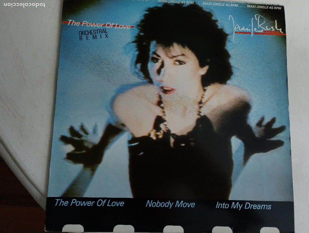 Discos de vinilo: Jennifer Rush &ndash; The Power Of Love, ed espa&ntilde;ola, 1985 Electronic Synth-pop