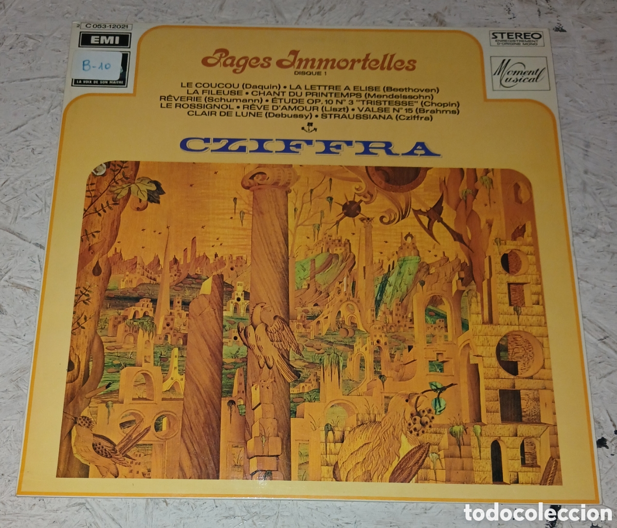 Discos de vinilo: Vinilo LP: Gy&ouml;rgy Cziffra - Pages Immortelles Disque 1 (Beethoven, Chopin, Liszt, Debussy, Falla...)