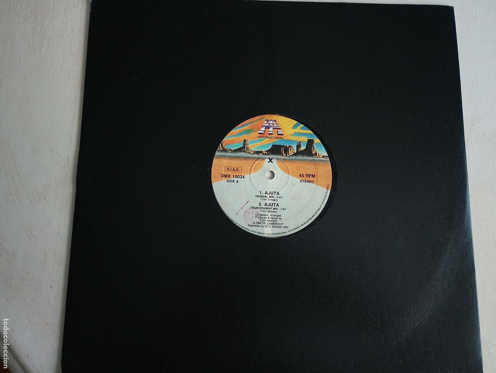 Discos de vinilo: X &ndash; Ajuta, Italy, 1991, Electronic Hardcore, Breakbeat, Techno, Hard Be