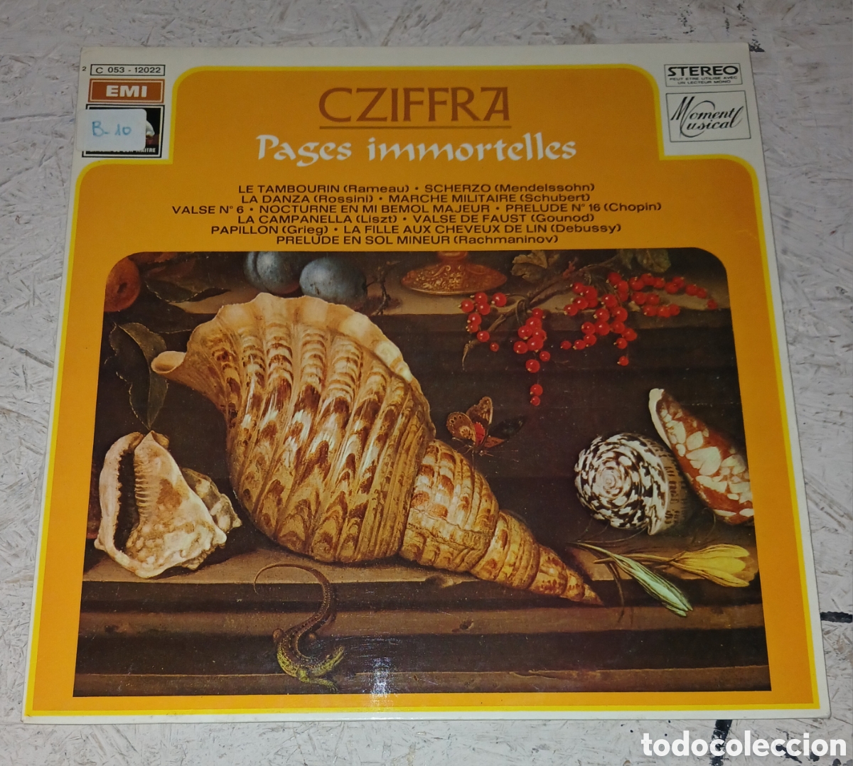 Discos de vinilo: Vinilo LP: Gy&ouml;rgy Cziffra - Pages Immortelles Album 2 (Rameau, Schubert, Chopin, Liszt, Rachmaninov.