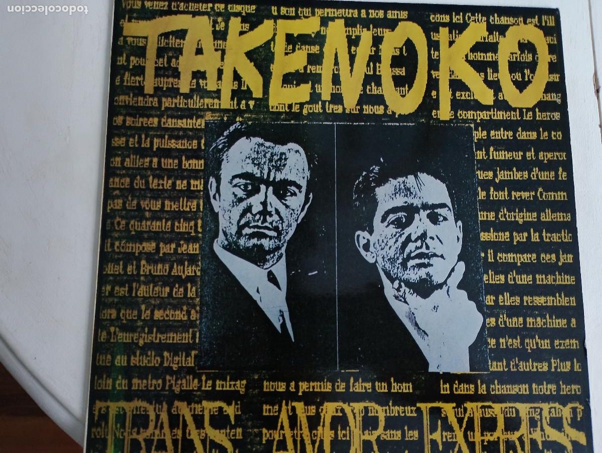 Discos de vinilo: Takenoko &ndash; Trans Amor Express, ed espa&ntilde;ola 1987 Electronic New Beat