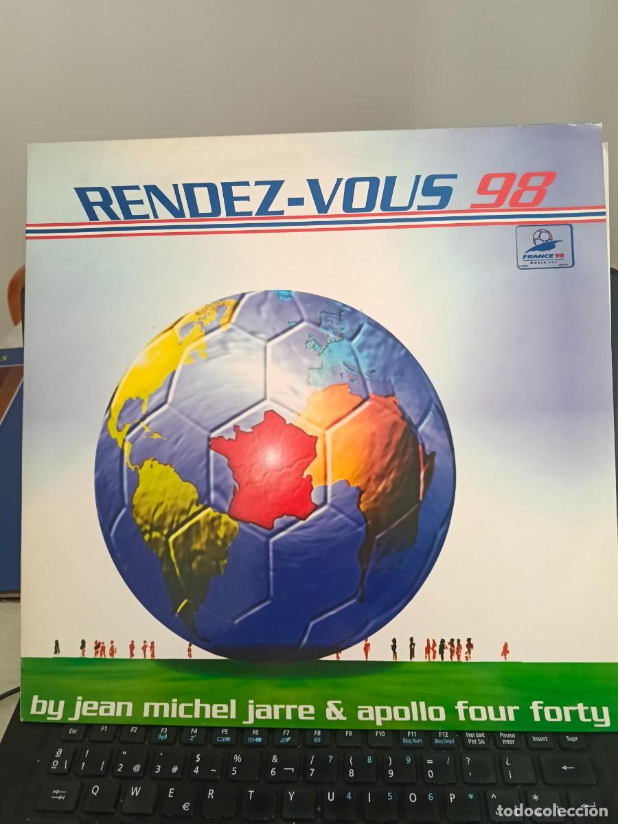 Discos de vinilo: RAR MAXI 12. JEAN MICHEL JARRE. RENDEZ VOUS 98. APOLLO FOUR FORTY
