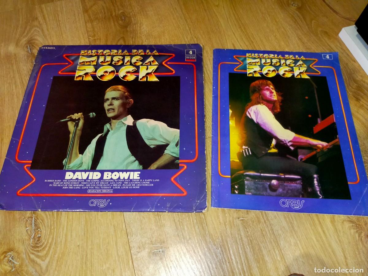 Discos de vinilo: DAVID BOWIE-HISTORIA DE LA MUSICA ROCK-4-CON FOLLETO