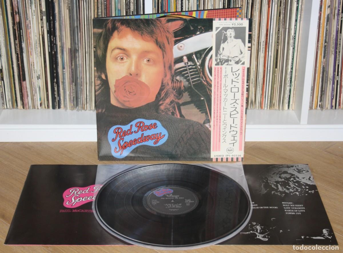 Discos de vinilo: PAUL McCARTNEY & WINGS - Red Rose Speedway - Japan LP Apple EPS-80234 - Beatles Japon vinilo OBI