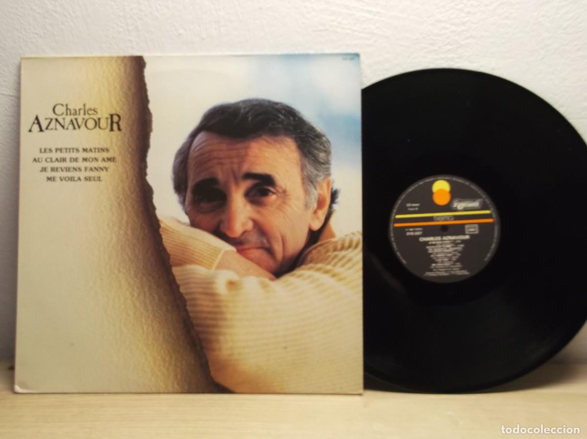 Discos de vinilo: Charles Aznavour - Les Petits Matins LP 1986