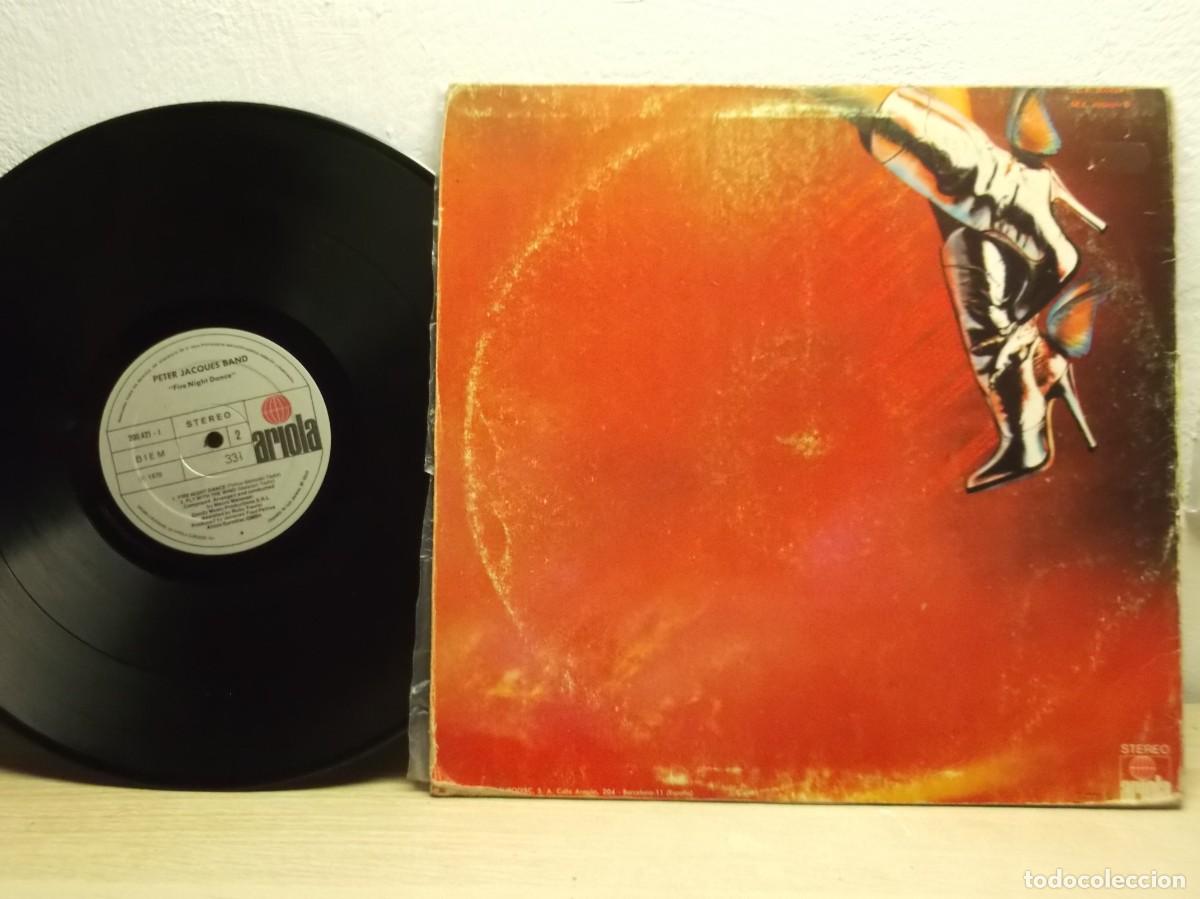 Discos de vinilo: Peter Jacques Band Fire Night Dance LP 1979 - Foto 2