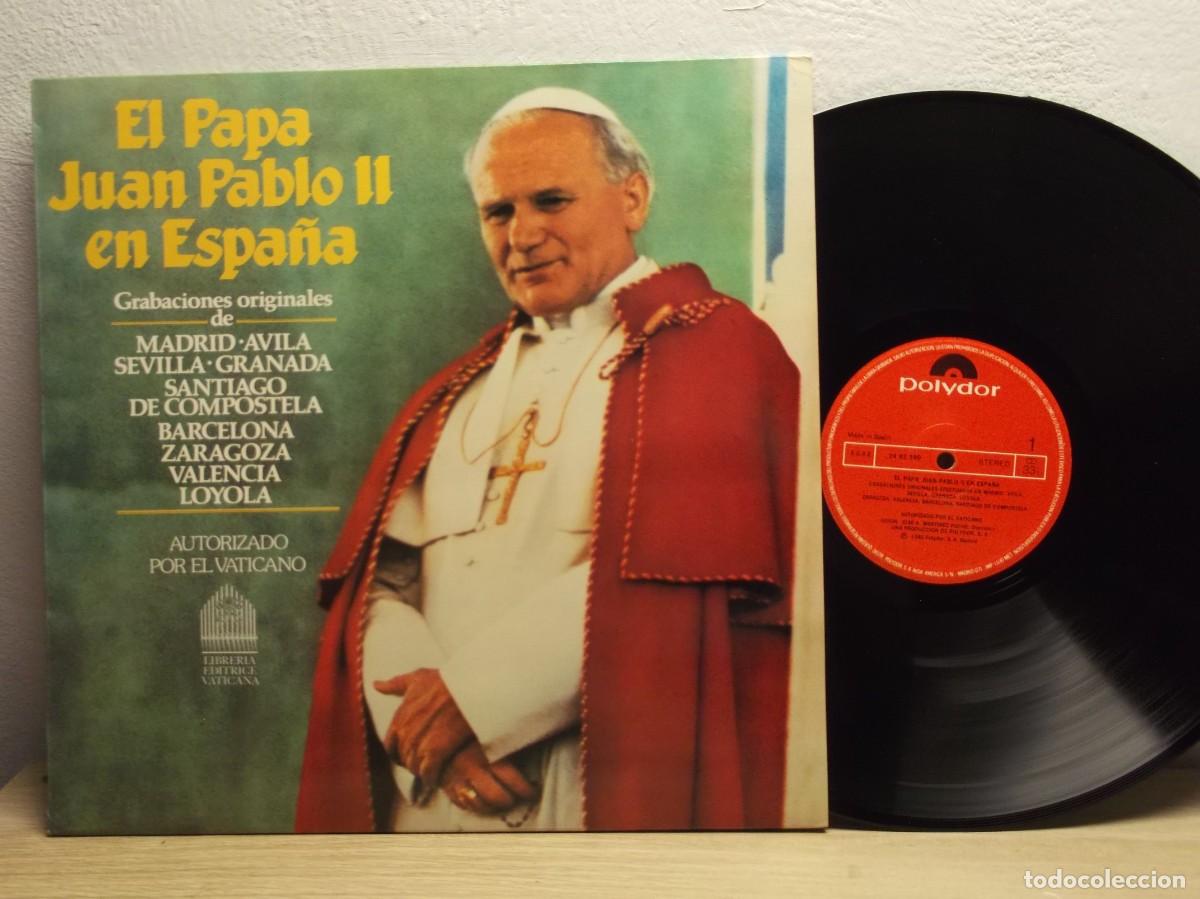 Discos de vinilo: El Papa Juan Pablo II En Espa&ntilde;a LP 1982