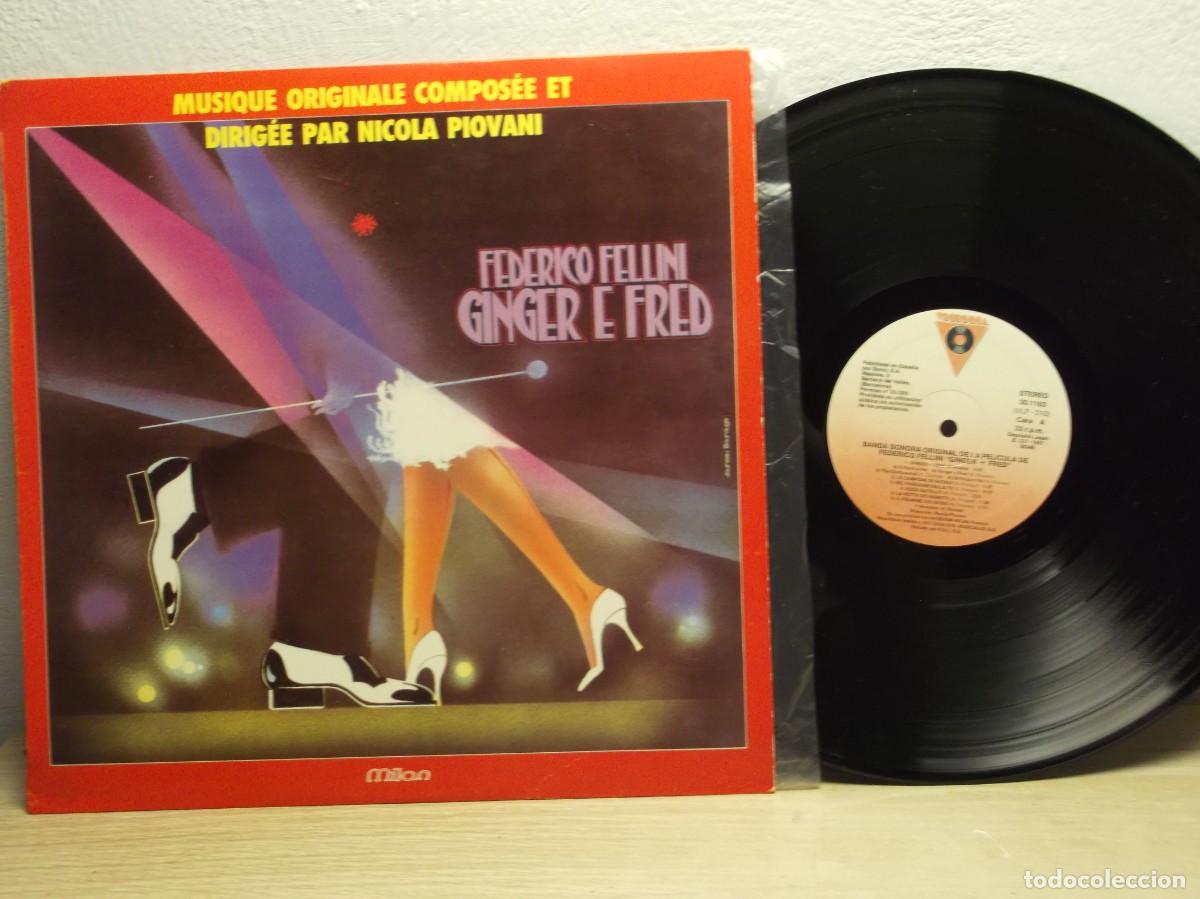Discos de vinilo: Nicola Piovani &ndash; Ginger E Fred con FEDRICO FELLINI Soundtrack BANDA SONORA LP