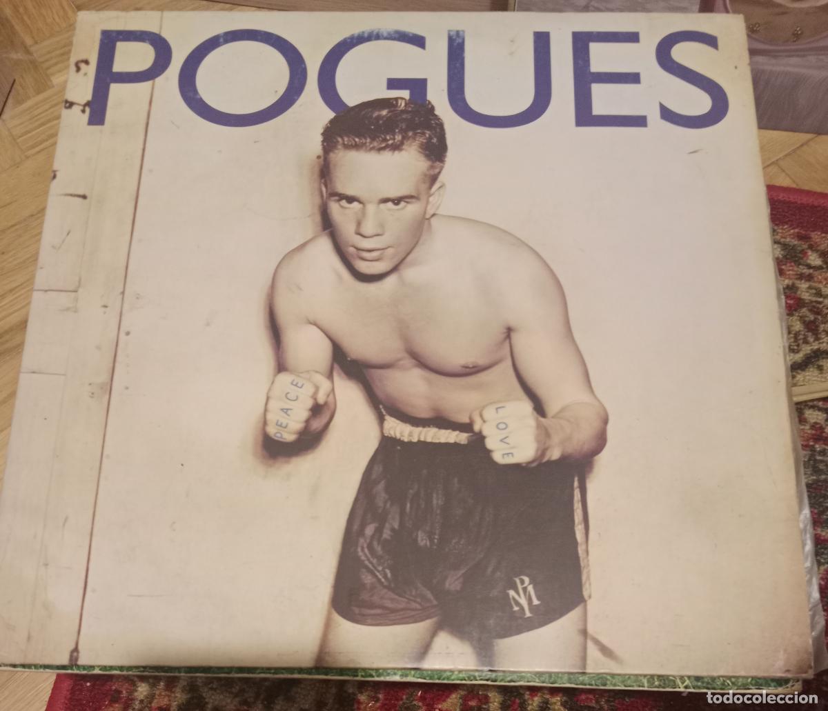 Discos de vinilo: The Pogues - Peace ond love Lp Alemania 1989