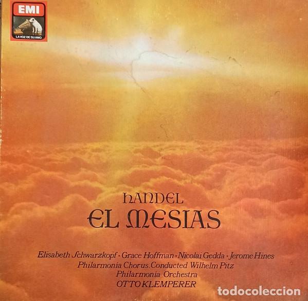 Discos de vinilo: Georg Friedrich H&auml;ndel, Elisabeth Sc, El Mesias - LP