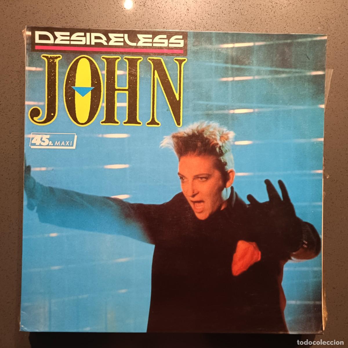 Discos de vinilo: Desireless - John - Maxi Single sello CBS 1988