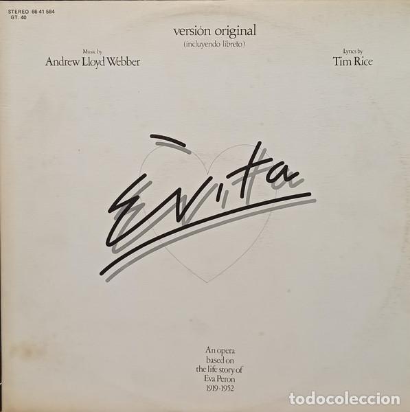 Discos de vinilo: Andrew Lloyd Webber And Tim Rice, Evita - LP