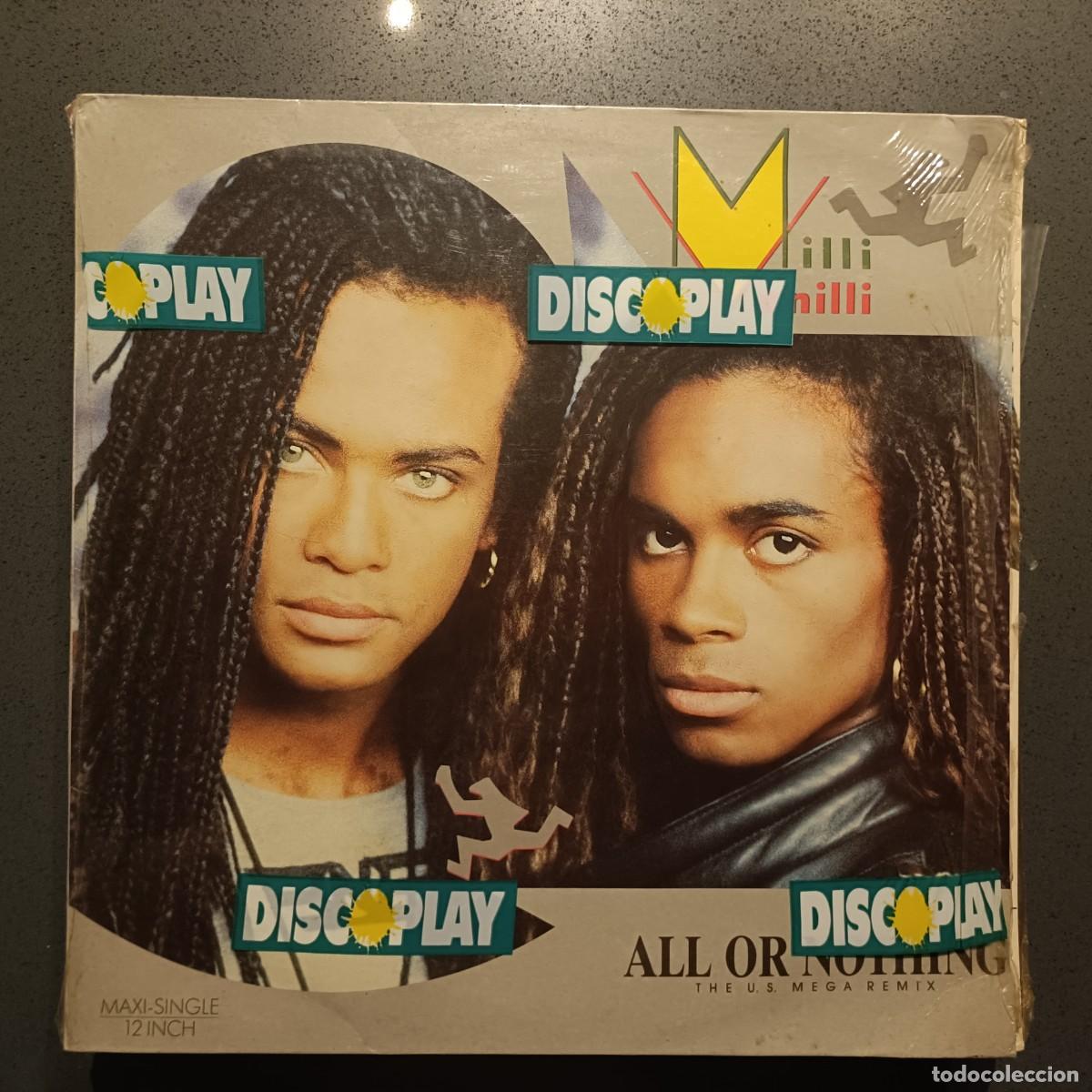 Discos de vinilo: Milli Vanilli - All Or Nothing - Maxi Single sello Ariola 1990