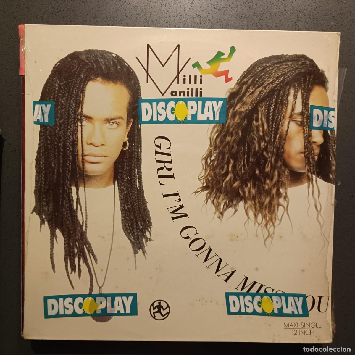 Discos de vinilo: Milli Vanilli - Girl I&acute;m Gonna Miss You - Maxi Single sello Ariola 1989