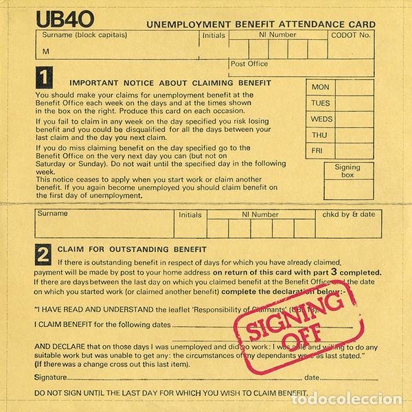 Discos de vinilo: UB40, Signing Off - LP