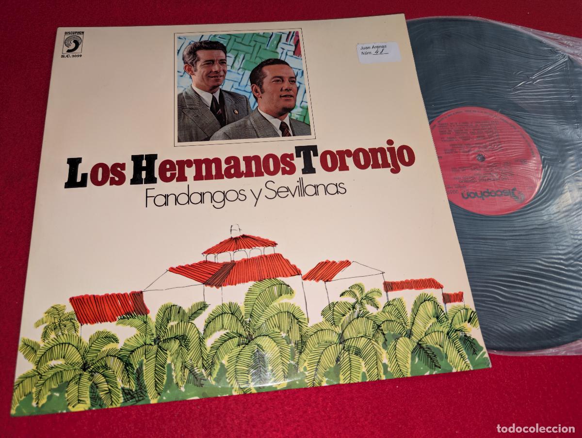 Discos de vinilo: LOS HERMANOS TORONJO Fandangos y sevillanas LP 1970 Discophon EXCELENTE ESTADO