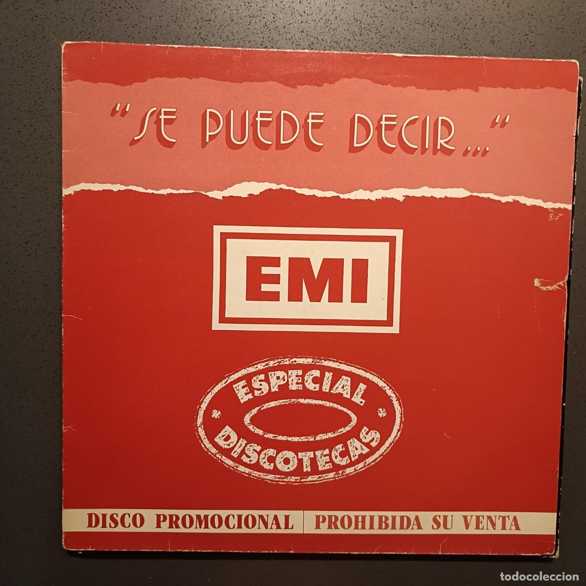Discos de vinilo: Se puede decir ... - EMI, Especial Discotecas - Maxi Single sello EMI 1983