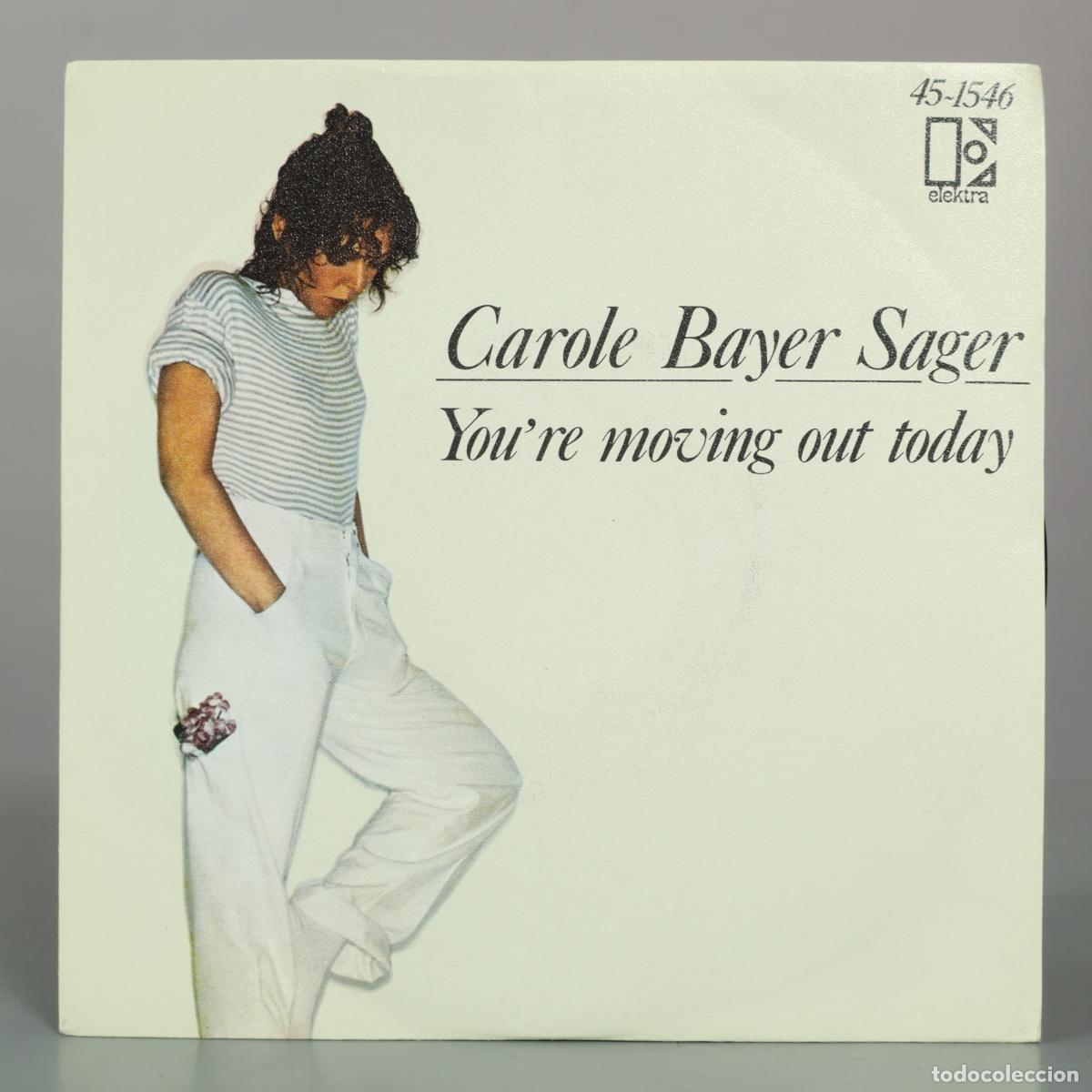 Discos de vinilo: SINGLE. You're Moving Out Today - Carole Bayer Sager