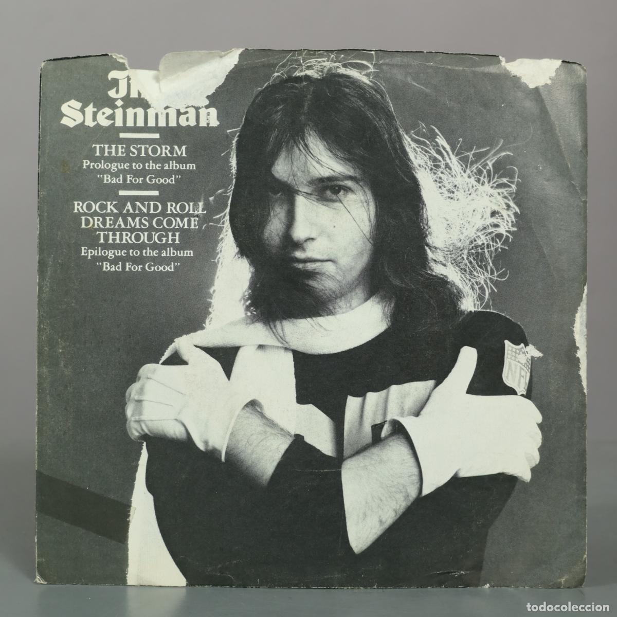Discos de vinilo: SINGLE. Jim Steinman &lrm;&ndash; The Storm / Rock And Roll Dreams Come Through