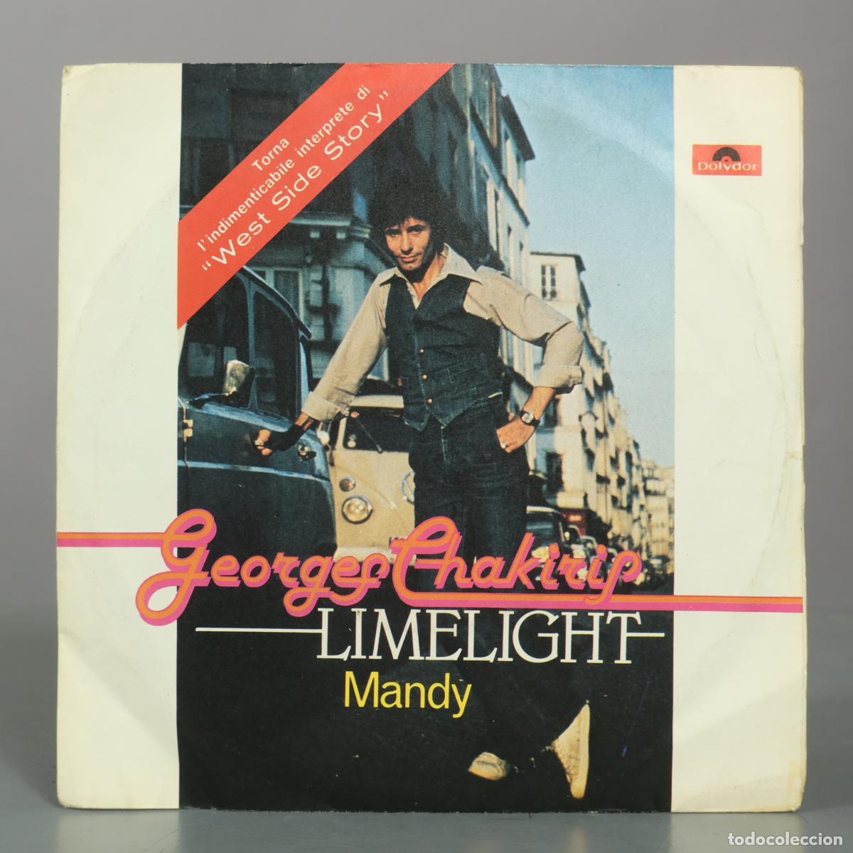 Discos de vinilo: SINGLE. George Chakiris - Limelight, Mandy