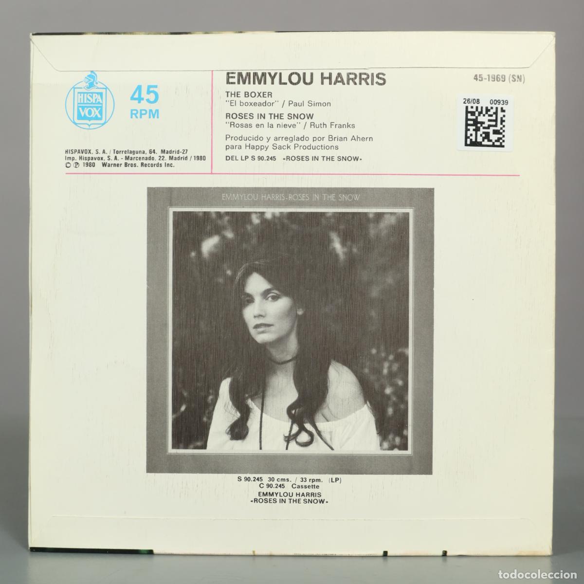 Discos de vinilo: SINGLE. The Boxer - Emmylou Harris - Foto 2