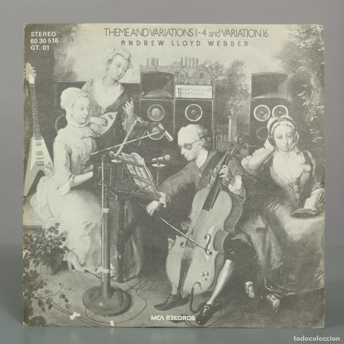 Discos de vinilo: SINGLE. Theme and Variations 1-4 and Variation 16 - Andrew Lloyd Webber
