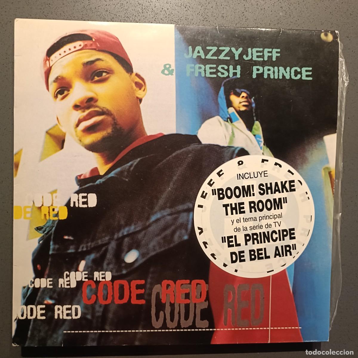 Discos de vinilo: Jazzy Jeff & The Fres Prince - Code Red - LP. sello Jive 1993